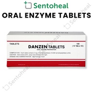 Danzen Oral Enzyme Tablets 100 tablets - high activity Serratiopeptidase enzyme supplement