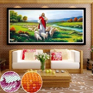5D DIYภาพวาดเพชรแกะพระเยซูรูปคริสเตียนเพชรDrawingCross-Stitchคาทอลิกศิลปะผนังทำเองภาพวาดตกแต่งใหม่