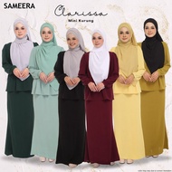 Clarissa Mini Kurung Women Olive Gold Burgundy Lilac Kurung Kedah Moden Plus Size Baju Kurung Kedah 