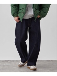 B.C STOCK CONVEX 5ポケット ワイドデニムパンツ ベーセーストック パンツ ジーンズ・デニムパンツ ネイビー ブルー ブラック【送料無料】