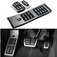 Penutup Pedal Kereta Pedal Pemecut Bahan Api Pedal Brek untuk Audi A4 B9 A5 F5 2016 2017 2018 2019 A