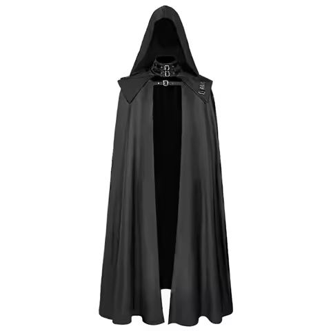 Hooded Cape Cloak Robe Adult Witch Wizard Pirate Outfit Hobbit Cowl Performance Halloween Costume Ma