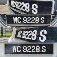 New Design (Code:L68~LK2)CURVE Nombor Kereta 3D Krystal / Number Rumah / Number Meja / Number office