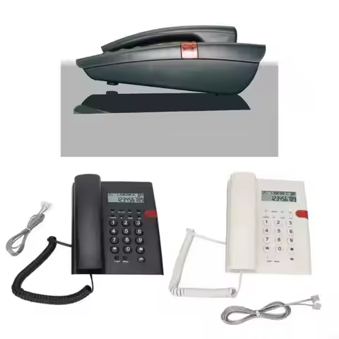 K010A-1 Landline Phone Desk Corded Telephone for Home/Hotel/Office English