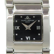 Baume & Mercier Catwalk腕錶，不鏽鋼材質，石英機芯，指針式顯示，黑色錶盤，男女皆宜 [二手]