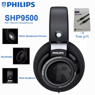 Philips SHP9500 Headphones Open back Professional Earphone with 3m Long Wired for xiaomi SamSung S9 S10 MP3 Support official verification