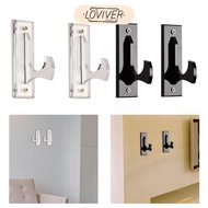 LOVIVER Wall Mounted Sword Holder Compact Versatile Easy Installation Storage Rack Fishing Rod Holde