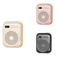 Portable Voice Amplifier Mini Audio Speaker with Microphone Rechargeable Loudspeaker for Teachers Sp