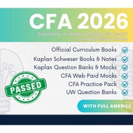 2026/2025 CFA Level 2 Ultra Bundle- Kaplan Schweser, IFT, Textbooks, UWorld Wiley,Official Mock Pape