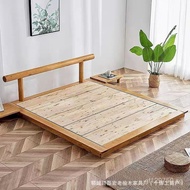 Furniture Solid Wood Floor Bed Low Bed Simple Home Tatami Double Bed Loft Bed Floor Bed Japanese Sty