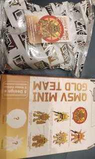 (全新)qmsv mini gold team secert 1隱藏款神高達超級模式