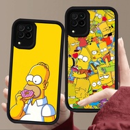 E113 Simpson Case for Black Silicone Samsung J2 M04 A04 A06 J7 Prime A05 A12 A04E A22 F04 Pro 5G