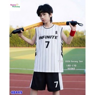 Infinite 7 white stripe & blue stripe tracksuit
