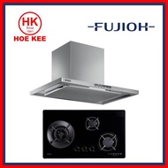 Fujioh FH-GS5035 SVGL Glass Hob / Fujioh FH-GS5035 SVSS Stainless Steel Hob + Fujioh Chimney Hood FR-CL1890R