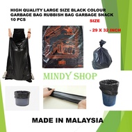 10PCS LARGE SIZE (29" X 32") 74CM x 79CM GARBAGE BAG / RUBBISH BAG / GARBAGE SACK / BEG SAMPAH / KAR