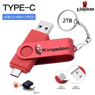 Flash Drive 3 dalam 1 OTG USB jenis C/Micro Flash Drive 2tb 1tb 512gb 256gb Pendrive for iphone 17