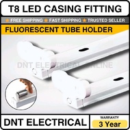 LED T8 Casing Fitting led T8 Single Casing 2ft 4ft 2 feet 4 feet Casing Fluorescent light Lampu Kali