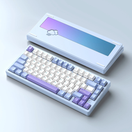🇸🇬 WOBKEY RAINY75 75% Wireless Prebuilt Custom Mechanical Keyboard RGB Tri-Mode Connectivity
