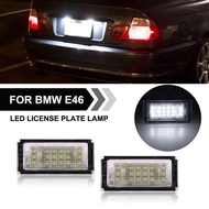 2PCS For BMW E46 2D M3 1998-2006 4D 5D 1998-2005 2PCS Car Number License Plate Light Lamps OEM#:5113
