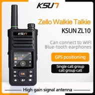 KSUN X-TFSl ZL10 zello Walkie Talkie gps wifi Bluetooth Zello and WalkieFleet 4g LET  Long Range