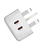 2 Port PD Plug 40W USB Type C Plug Fast Charging Wall Charger Adapter For iPhone 13 12 Pro Max Charg