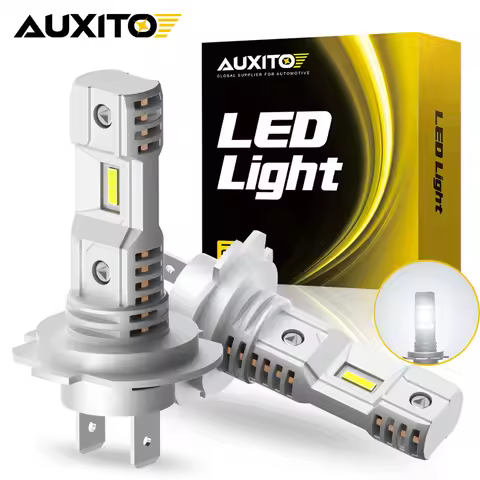 AUXITO 2Pcs 60W H7 Led Headlight Bulb Super Bright Fanless Wireless LED H7 Head Lamp For Auto KIA K4