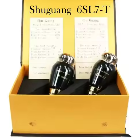 SHUGUANG 6SL7-T 6SL7T Electronic Tube Replaces 6N9P 6SL7GT 6SL7 Vacuum Tube DIY Amplifier Kit Audio 