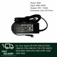 (ประกัน 18 เดือน) สายชาร์จ โน๊ตบุ๊ค for Acer Aspire A314-22 A315-51 A315-54 A315-58 5 A514-52 A515-5