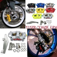 Y15ZR Y16ZR GP4 FRONT CALIPER SIAP BRACKET SIAP SKRU BUSH DEPAN GP4 CALIPER PUMP DEPAN WITH BRACKET