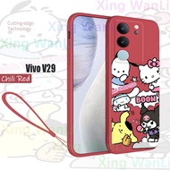 {B37} เหมาะสำหรับ Vivo V29 Vivo V29 Lite Vivo V29E 5G รูปแบบที่สวยงามกรณีโทรศัพท์ป้องกันการลื่นไถล