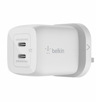 Belkin BOOST↑CHARGE PRO 雙USB-C GaN PPS 65W充電器 WCH013myWH