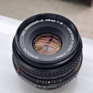MINOLTA MD ROKKOR-X 45MM F2
