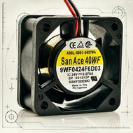 Suitable for Sanyo 4CM 9WF0424F6D03 24V 0.076A FANUC system three-pin cooling fan