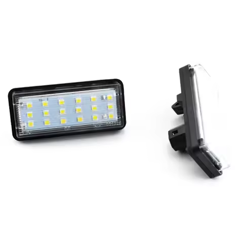 2PC Car LED Number License Plate Lights For Lexus LX470 LX570 Toyota Land Cruiser 100 200 Prado 120