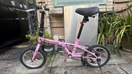 粉紅色 NIPPON 小童摺疊單車