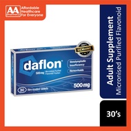 Daflon 500mg Tablet 30's [New Packaging]