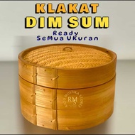 Bamboo dimsum Klakat (2 containers 1 lid) Bamboo dimsum steamed dimsum container