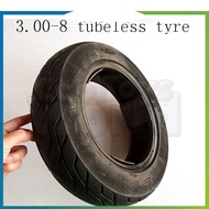 3.00-10 (15x3) Tubeless Tire 2.75-10 Tayar Wheelborow Tyre Ebike Electric Bicycle Motor Scooter 3 Wh
