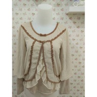 Blouse axes femme