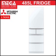 MITSUBISHI MR-B46F-W-P 485L 5 DOOR FRIDGE (3 TICKS)