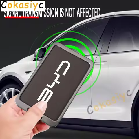 Car Key Leather Card Covers Auto Accessories For BYD Atto 3 Act Seal Tang F3 E6 Yuan Song Plus EV F0