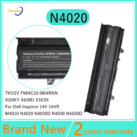 TKV2V Laptop battery For Dell Inspiron 14V 14VR M4010 N4030 N4020 N4030D 04J99J 0M4RNN 0FMHC1