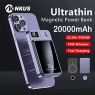 SG Magnetic Power Bank 20000mAh Fast Charging PD20W Wireless Powerbank Portable For iphone Samsung