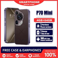 P70 Mini 4G Smartphone 4GB RAM 64GB ROM Dual SIM HD Screen Android Phone 2500mAh Fast Charging HP Mu