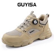 GUYISA Men's Safety Shoes Anti Smash Safety Shoes F155 37-48