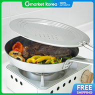 Stopia | Stainless Steel Multi-Purpose Frying Pan and Pot Lid 24cm 1+1