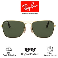 %（LIMITED STOCK）Authentic Ray-Ban Caravan - RB3136 181 Ray-Ban Men's Sunglasses（Black, white and red