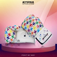 KYENA นวมเวลโก้ PU สีขาว "K STAR Colorful"