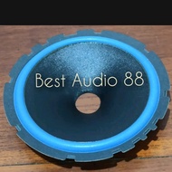 Daun kertas speaker woofer list biru 6.35inch 6.35 inch dia 15.9cm