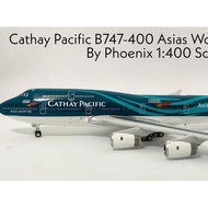 Cathay Pacific B747-400 B-HOY Asias World City By Phoenix 1:400 Scale